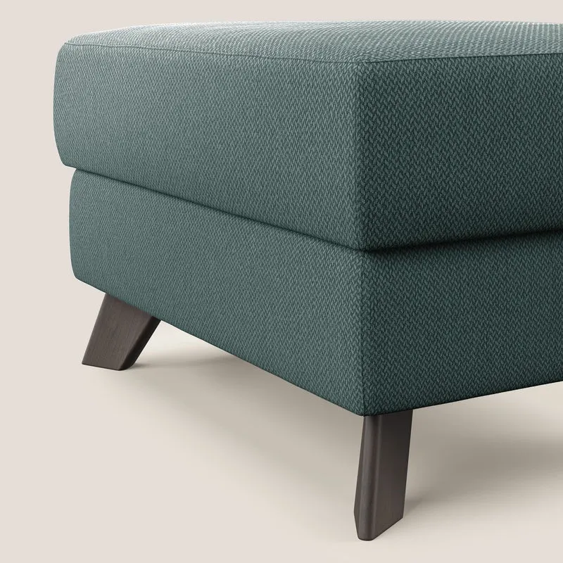 Moon Pouf coffre aux pieds hauts en tissu détachable avec l'eau T05 vert