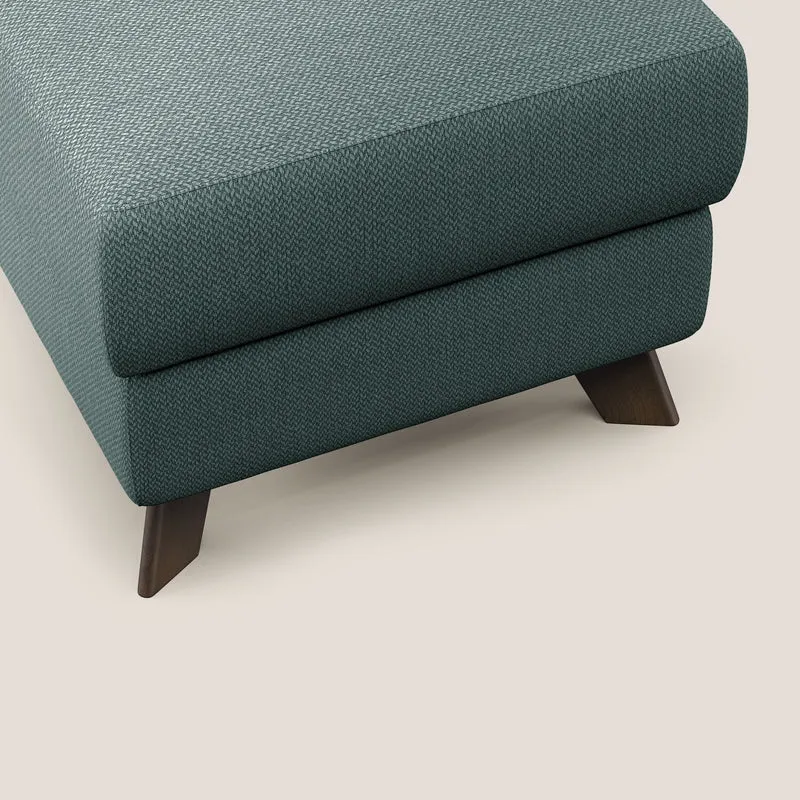 Moon Pouf coffre aux pieds hauts en tissu détachable avec l'eau T05 vert