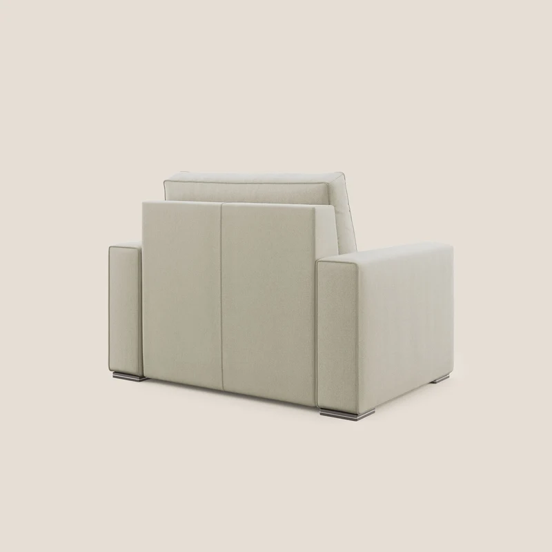 Dream fauteuil-lit en tissu anti-taches T05 écru