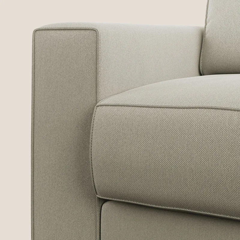 Dream fauteuil-lit en tissu anti-taches T05 écru