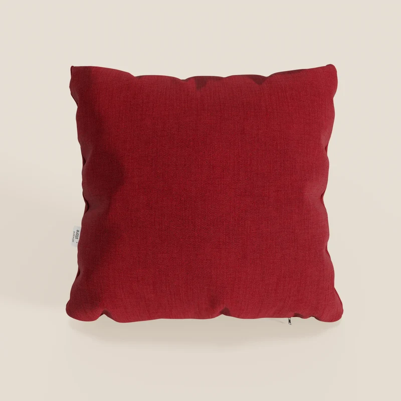 Honey coussin disponible en plusieurs couleurs, réalisé en tissu imperméable similaire au coton T13 rouge