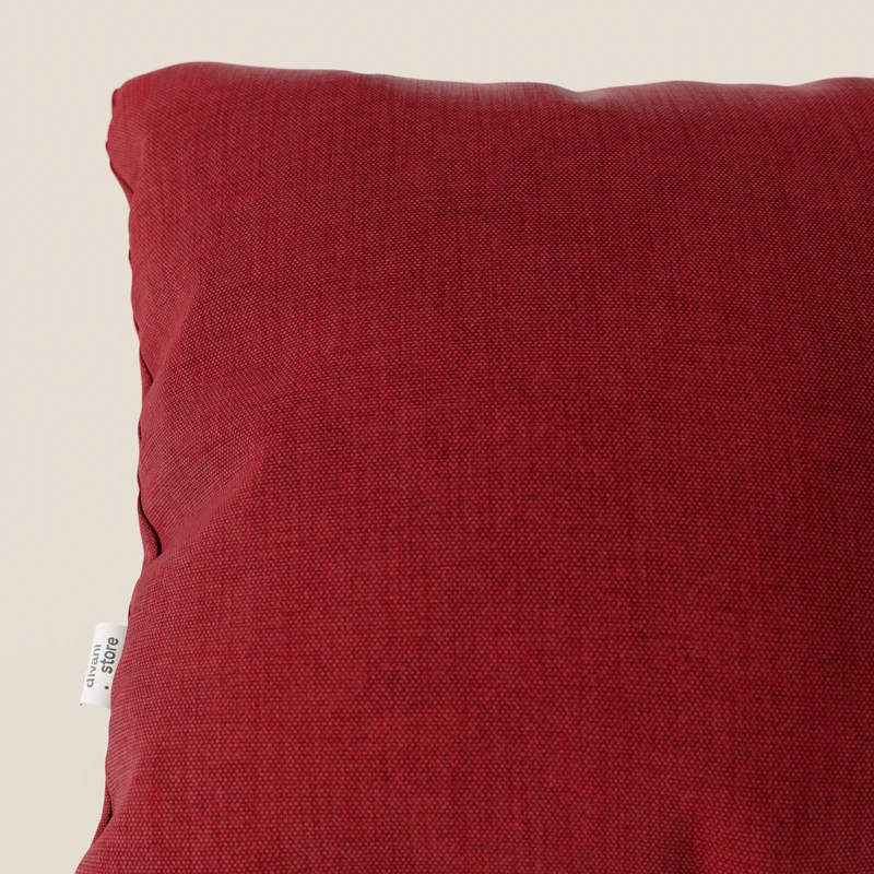 Honey coussin disponible en plusieurs couleurs, réalisé en tissu imperméable similaire au coton T13 rouge