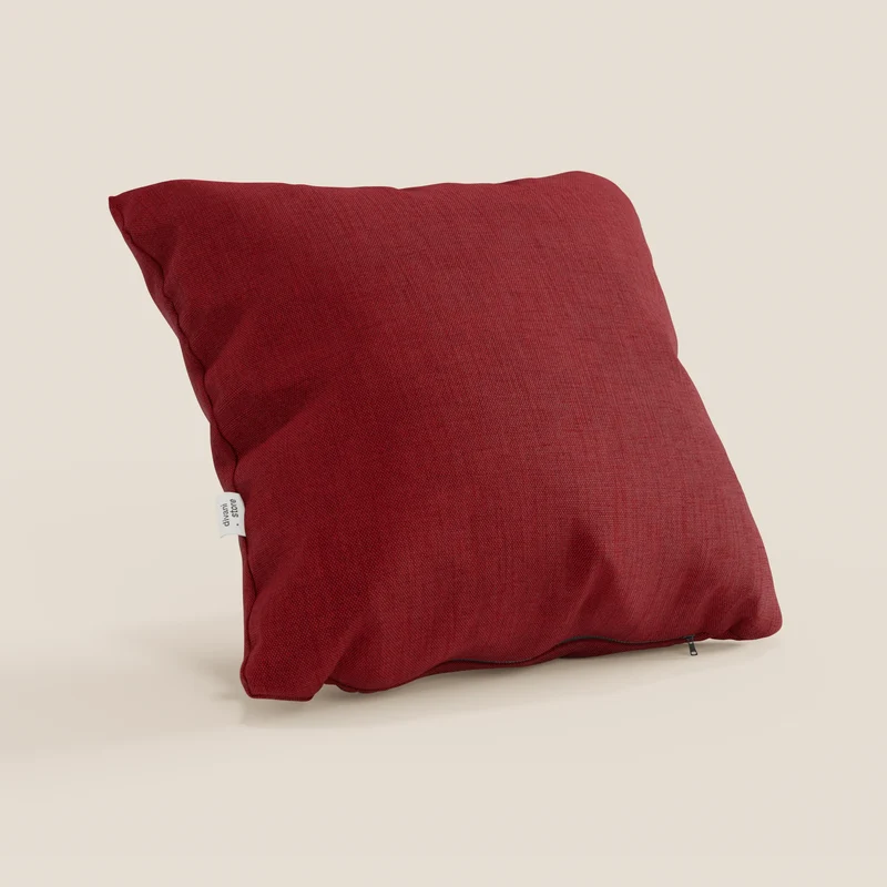 Honey coussin disponible en plusieurs couleurs, réalisé en tissu imperméable similaire au coton T13 rouge