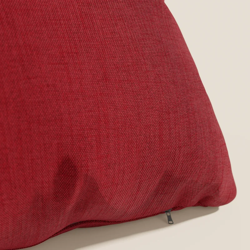 Honey coussin disponible en plusieurs couleurs, réalisé en tissu imperméable similaire au coton T13 rouge