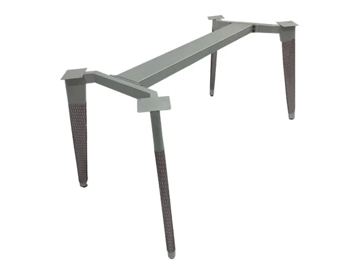 Piètement de bureau en gris réglable télescopique Réf. B1908