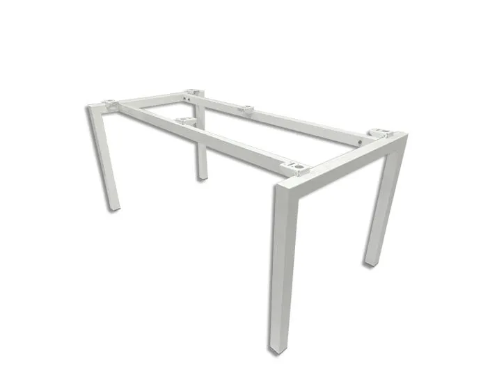 Piètement de bureau métallique Couleur Blanc Réf. B1907