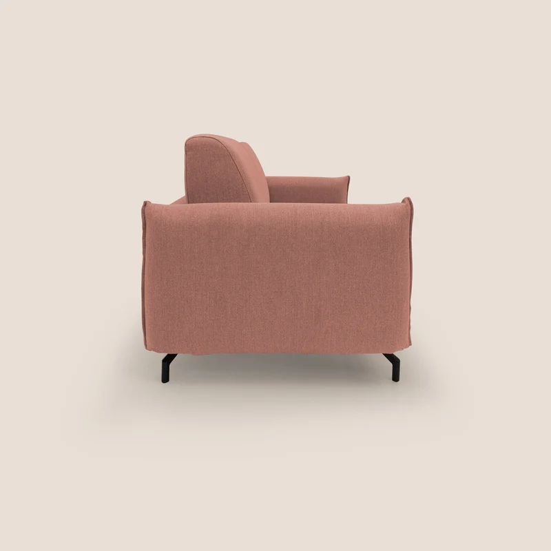 Scarlet canapé convertible en tissu mixte coton imperméable T19 saumon