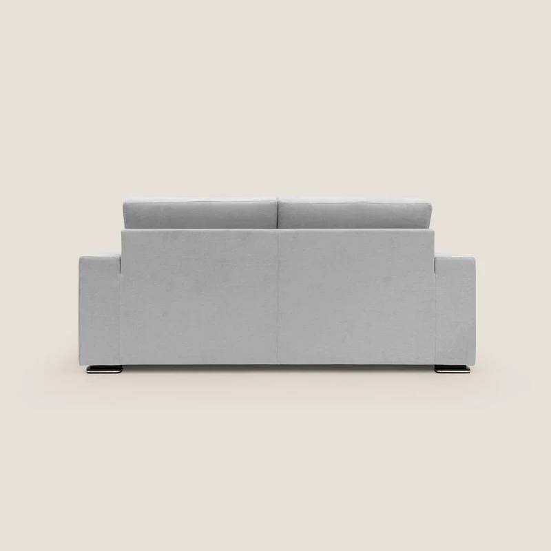 Giove canapé en tissu doux imperméable T02 gris clair