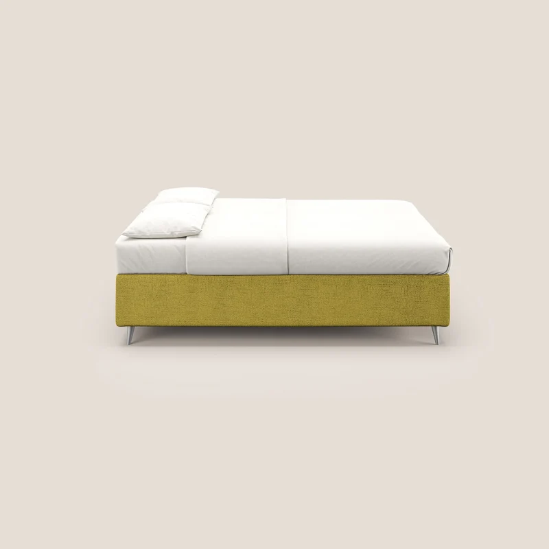 Febe sommier compact avec coffre de grande capacité en tissu imperméable T03 jaune