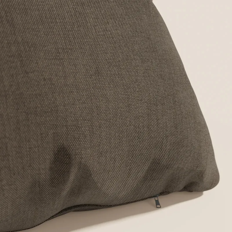 Honey coussin disponible en plusieurs couleurs, réalisé en tissu imperméable similaire au coton T13 marron