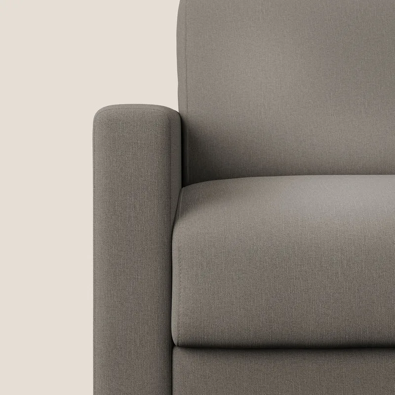 Chris Fauteuil convertible en tissu imperméable T13 Taupe tortora