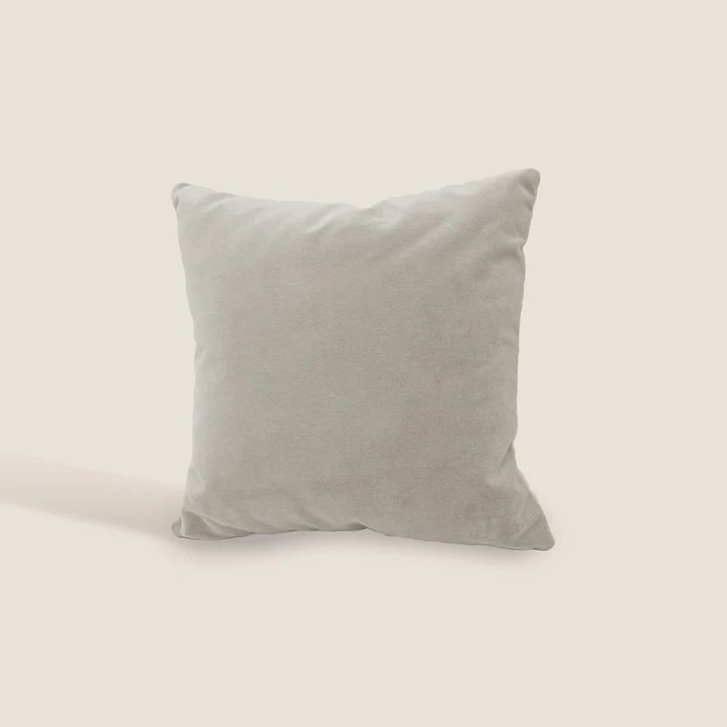Luxury coussins carrés en velours Luxury pastel imperméable T09 beige