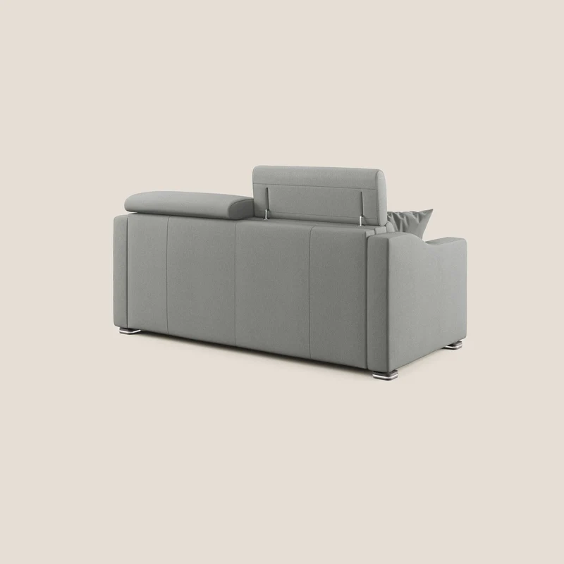 Amber canapé-lit double en tissu détachable T05 gris