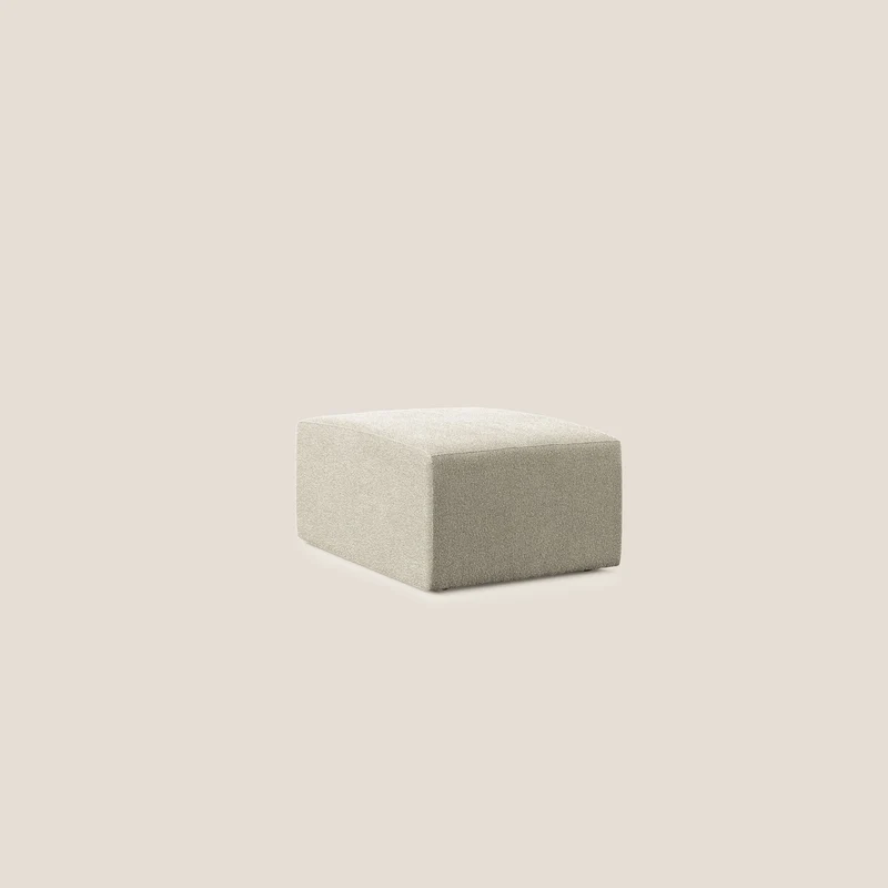 Nettuno pouf module en bouclette douce T07 beige