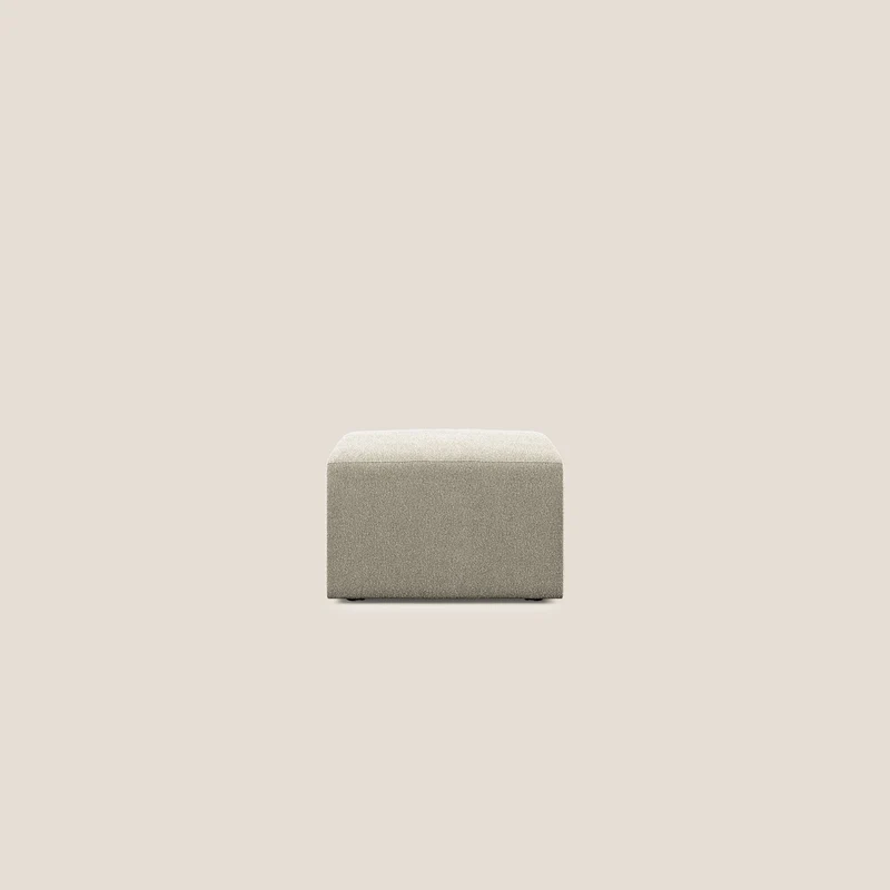 Nettuno pouf module en bouclette douce T07 beige