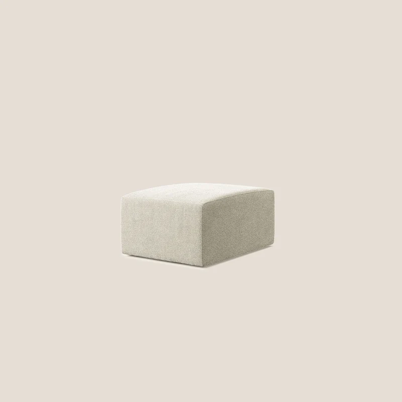 Nettuno pouf module en bouclette douce T07 beige