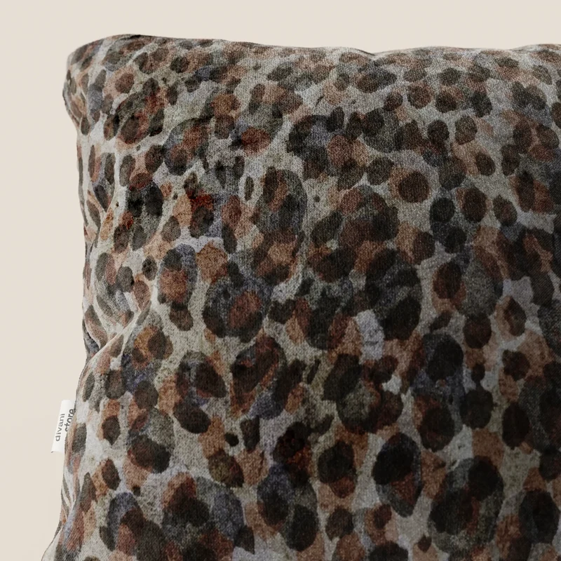 Brush coussins en Velours imperméable anthracite