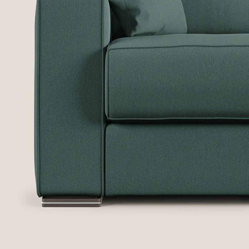 Dream Canapé convertible d'angle en tissu détachable T05 vert