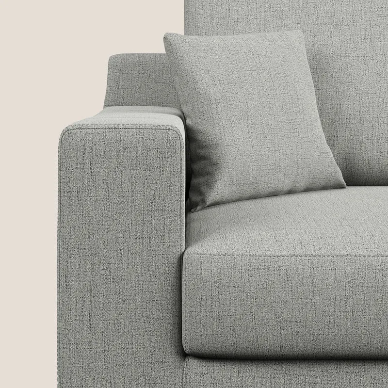 Michael Canapé d'angle REVERSIBLE en tissu imperméable T03 gris clair