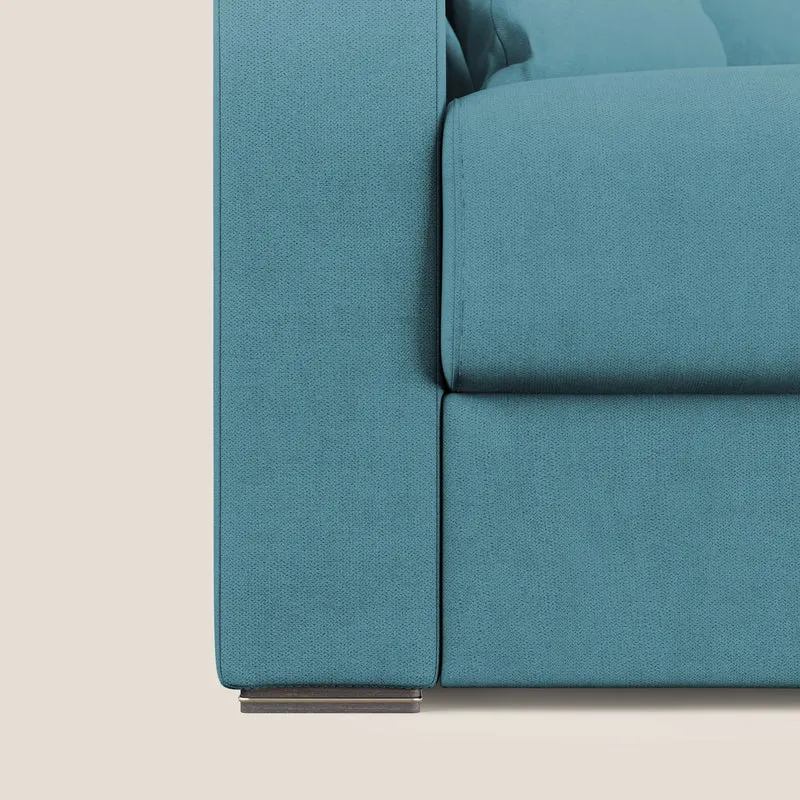 Best canapé-lit double en tissu imperméable T02 bleu azur