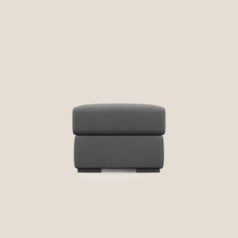 Sun pouf coffre en tissu détachable T05 anthracite