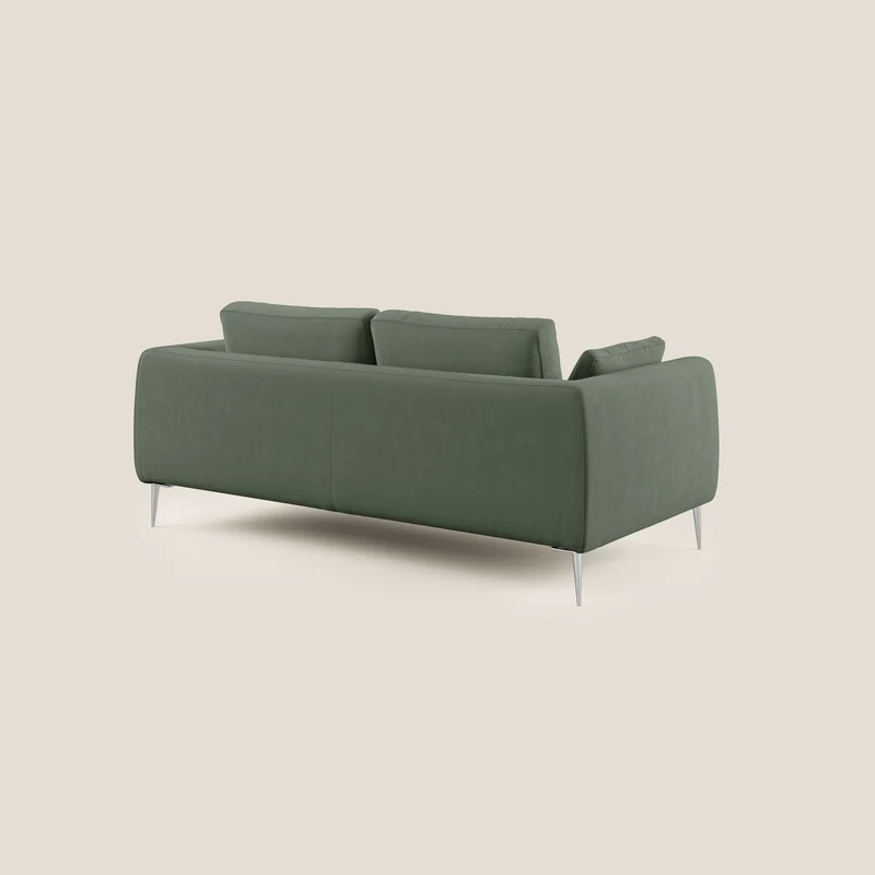 Plano canapé moderne en microfibre technique détachable T11 vert