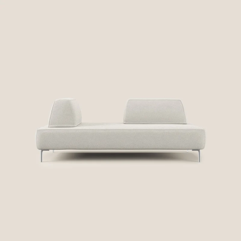 Newton Canapé modulable avec dossier amovibles T07 blanc