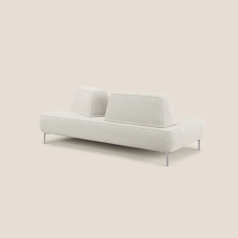 Newton Canapé modulable avec dossier amovibles T07 blanc