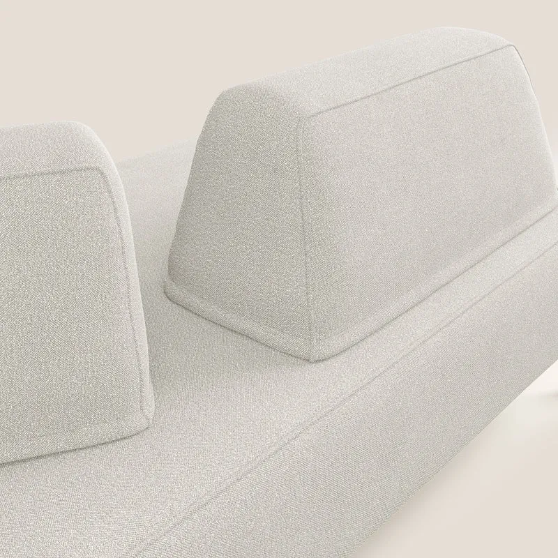 Newton Canapé modulable avec dossier amovibles T07 blanc