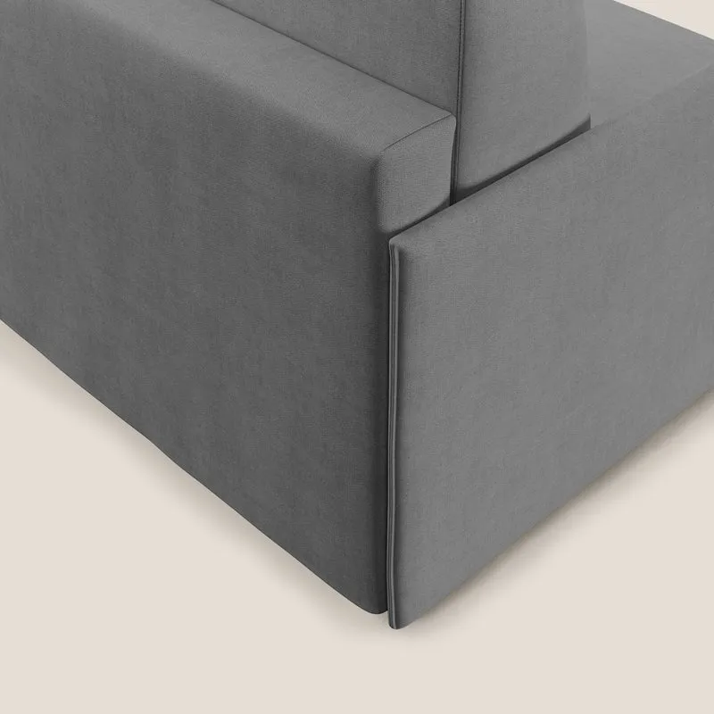 Evans fauteuil convertible en tissu imperméable T02 gris