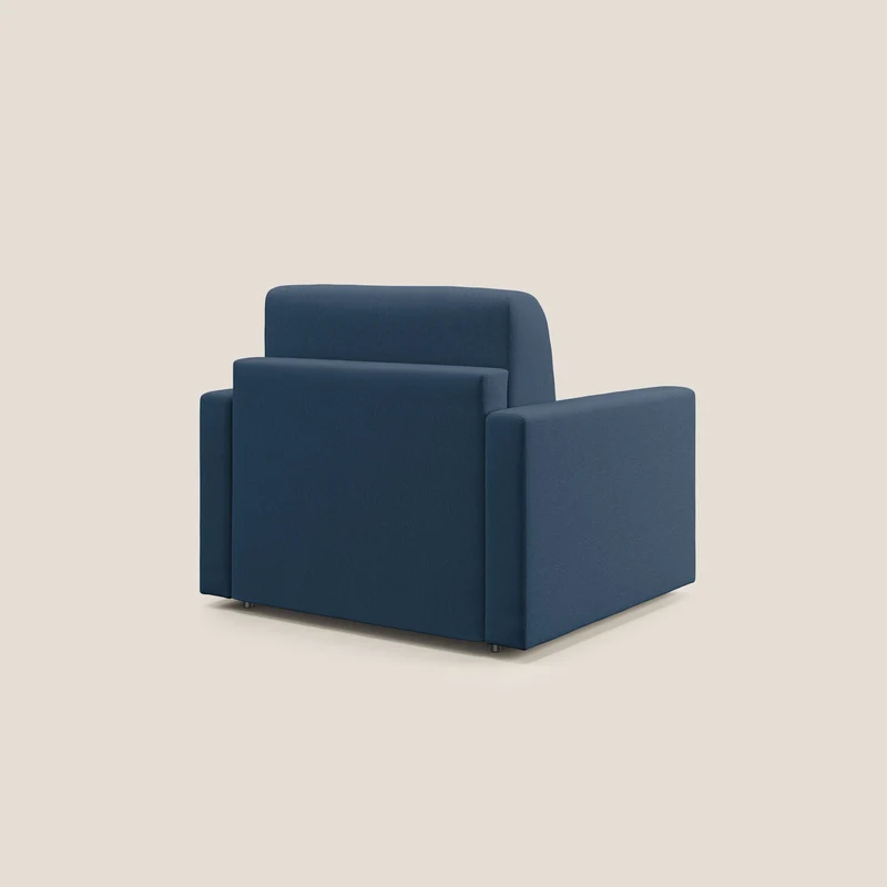 Chris Fauteuil convertible en tissu imperméable T13 bleu