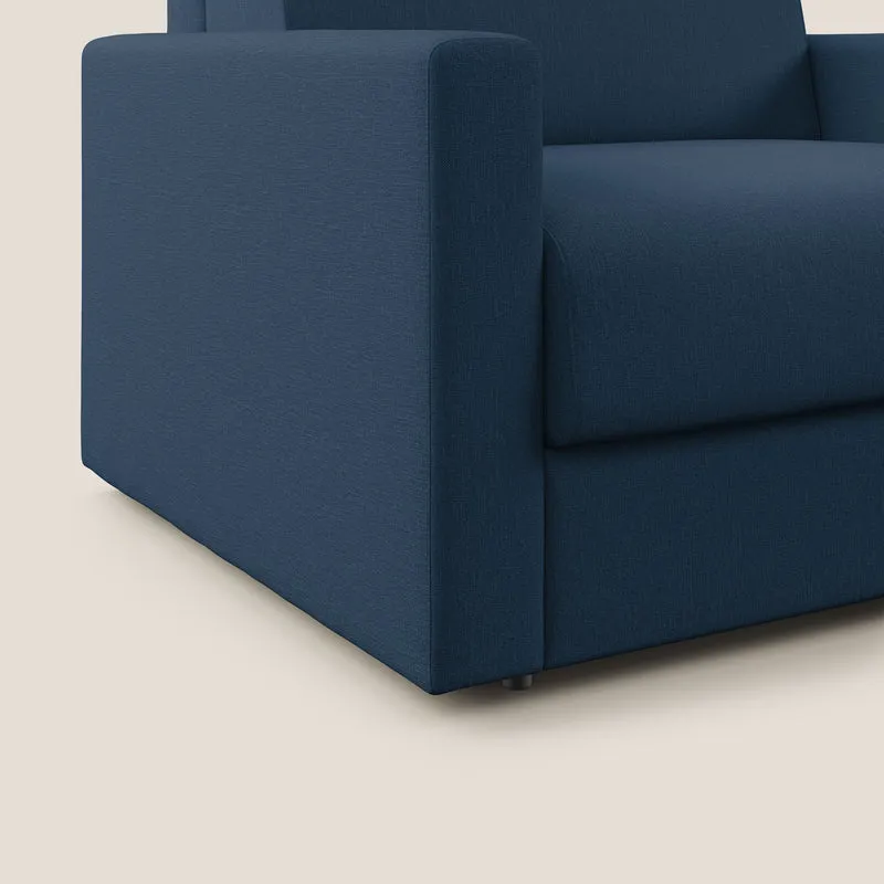 Chris Fauteuil convertible en tissu imperméable T13 bleu