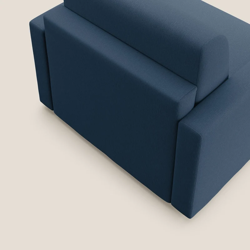 Chris Fauteuil convertible en tissu imperméable T13 bleu