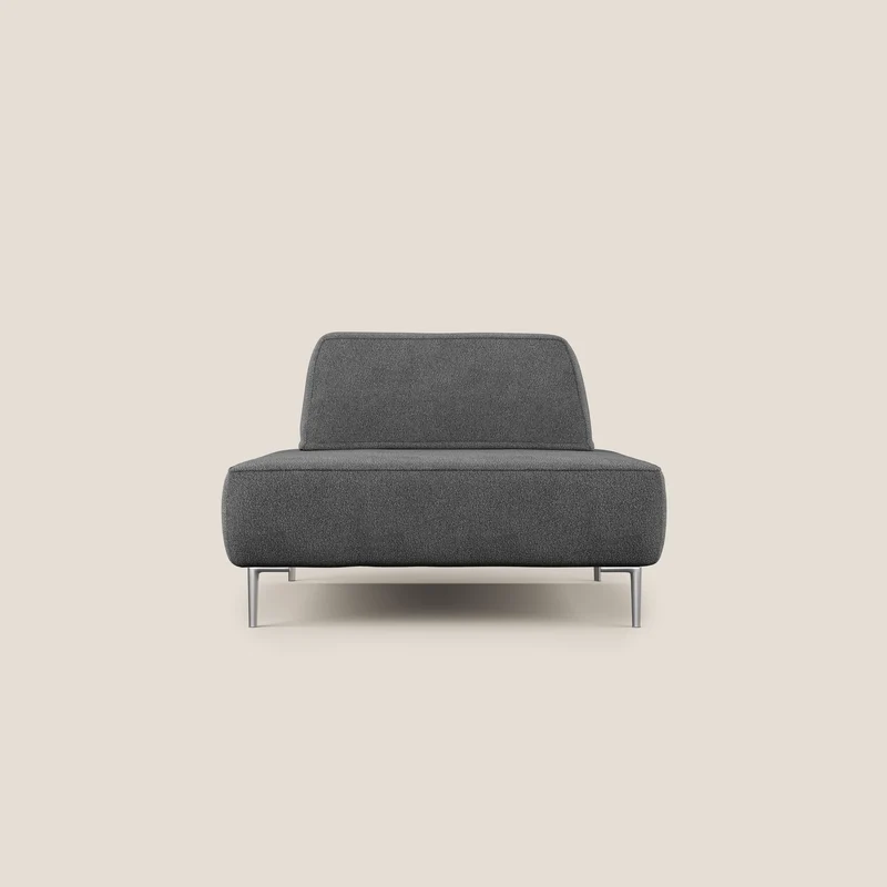 Newton fauteuil modulable avec dossier amovibles T07 anthracite
