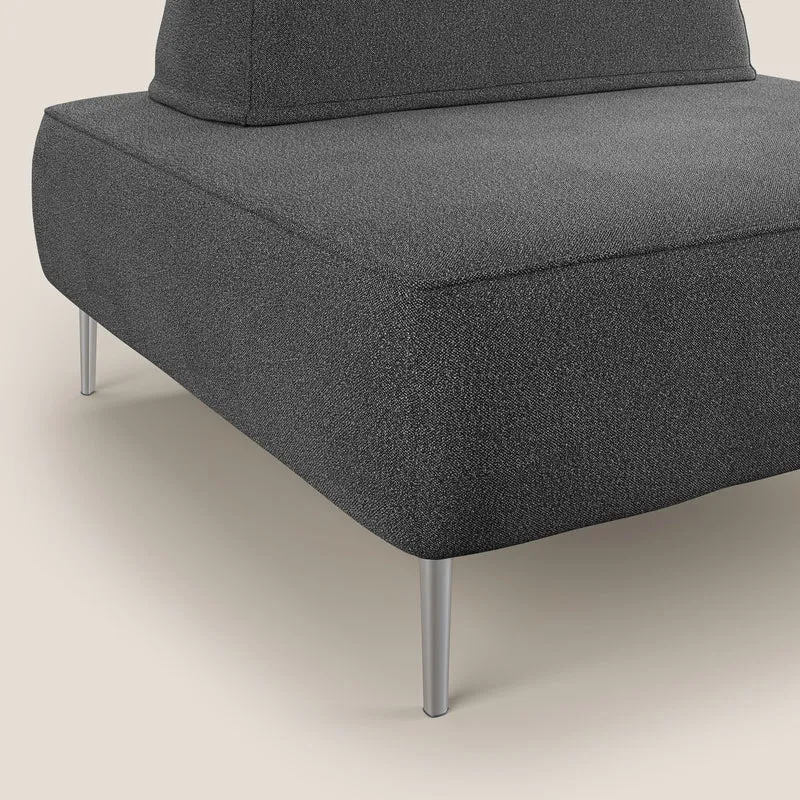 Newton fauteuil modulable avec dossier amovibles T07 anthracite