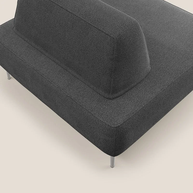 Newton fauteuil modulable avec dossier amovibles T07 anthracite