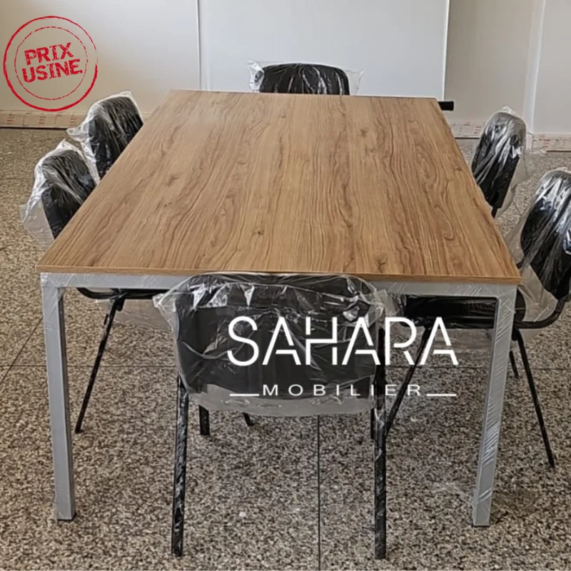 Table de réunion semi métallique 240 cm Héritage Réf. B1145