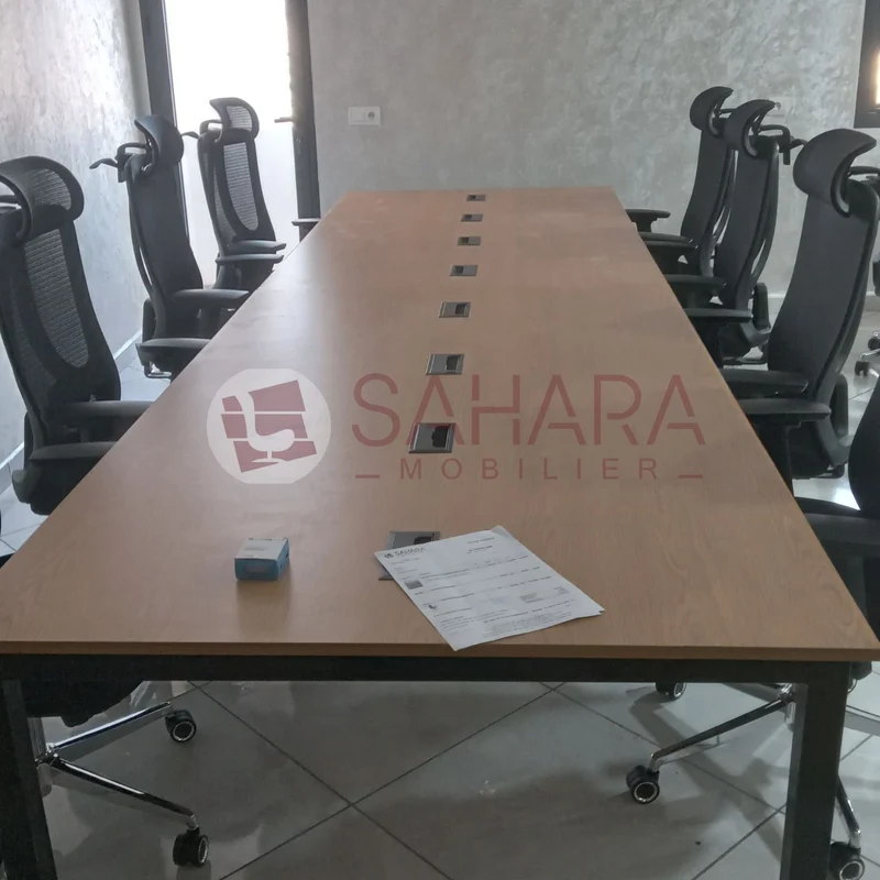 Table de réunion semi métallique 240 cm Héritage Réf. B1145
