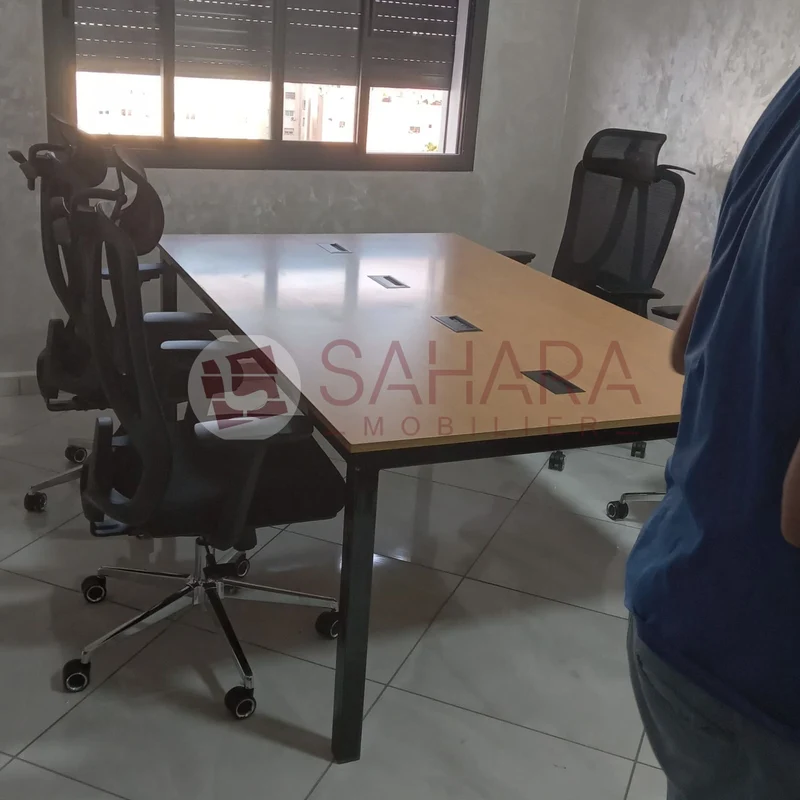 Table de réunion semi métallique 240 cm Héritage Réf. B1145