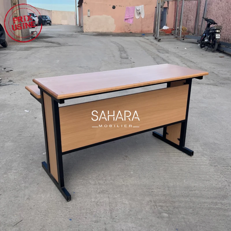 Table ordinateur semi métallique A0601