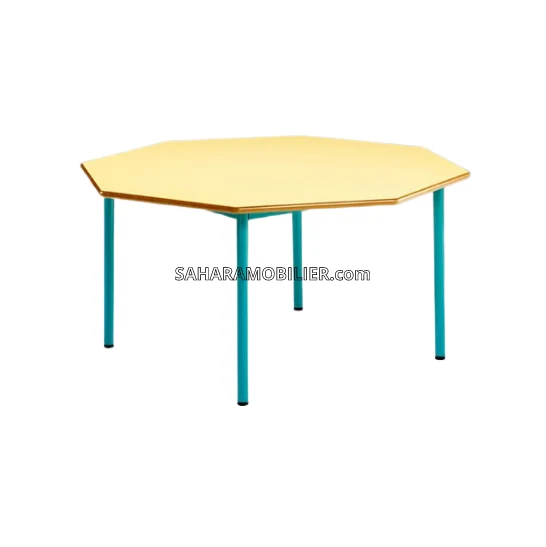 Table octogonale pour maternelle et primaire A0561