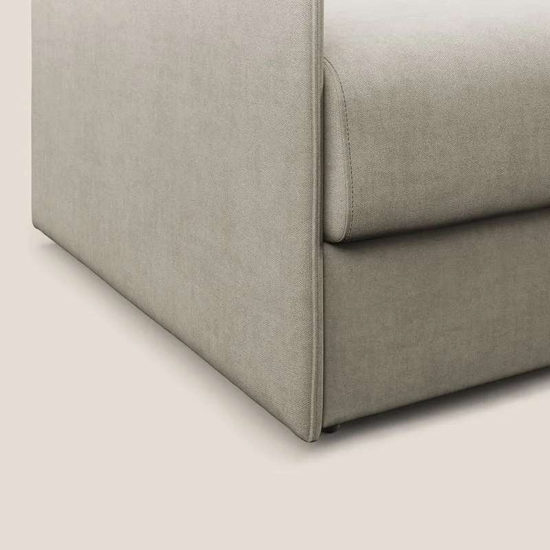 Evans fauteuil convertible en tissu imperméable T02 crème