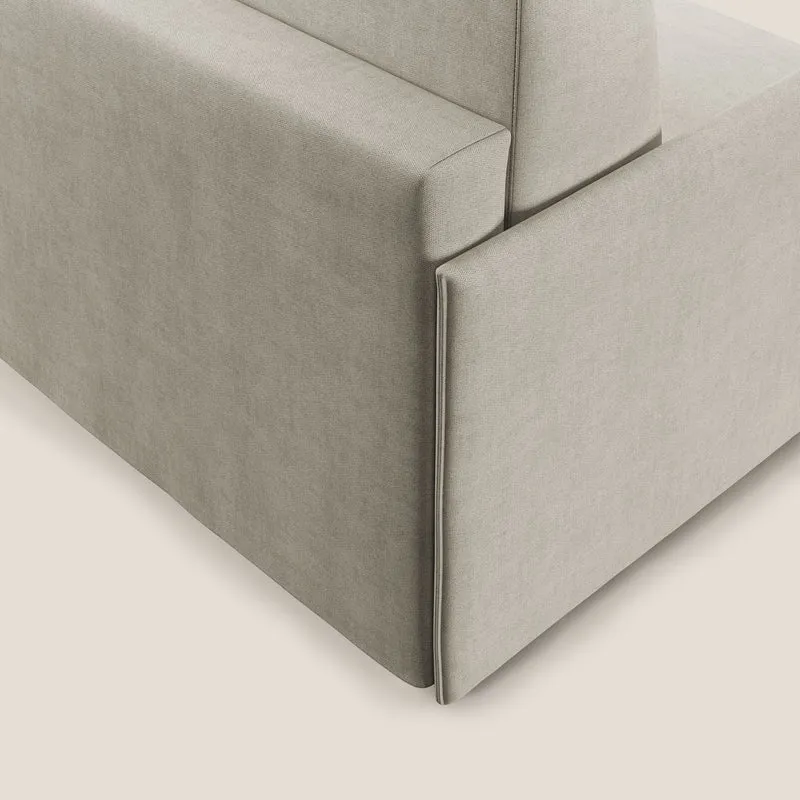 Evans fauteuil convertible en tissu imperméable T02 crème