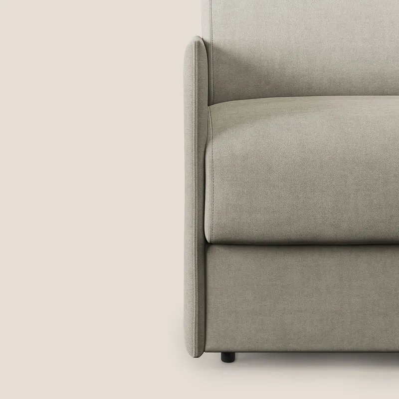 Evans fauteuil convertible en tissu imperméable T02 crème