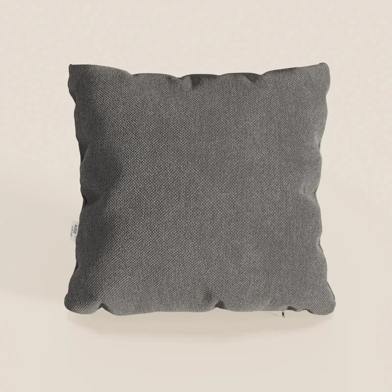 Sogno coussins carrés en tissu doux imperméable détachable T05 anthracite