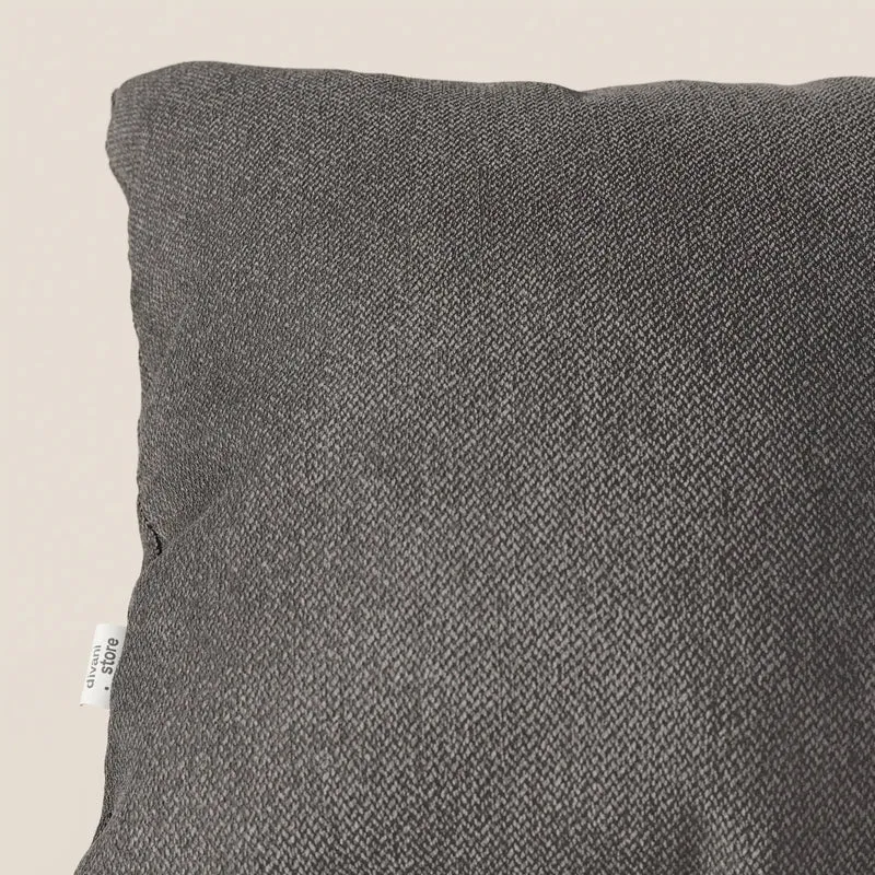 Sogno coussins carrés en tissu doux imperméable détachable T05 anthracite