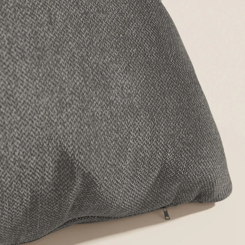 Sogno coussins carrés en tissu doux imperméable détachable T05 anthracite