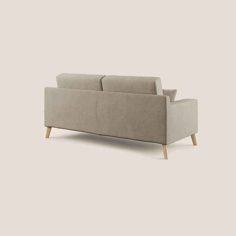 Danish canapé moderne en tissu doux imperméable T02 beige