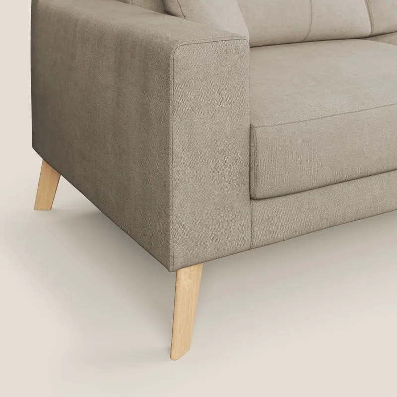 Danish canapé moderne en tissu doux imperméable T02 beige