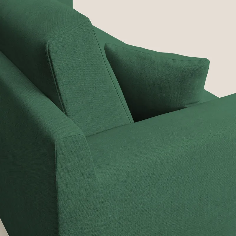 Danish canapé moderne en tissu doux imperméable T02 vert